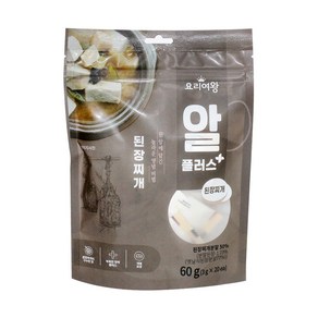 요리여왕 알플러스 된장찌개 (동전육수), 1개, 60g