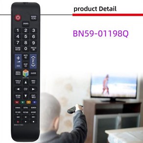 삼성에 TV UE40JU6445K UE55JU6445K T32E390SX BN59-01198Q 교체 리모컨, 1개