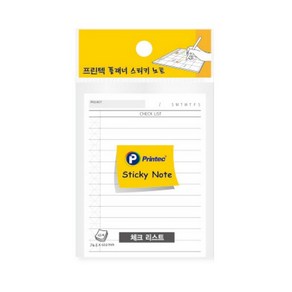 플래너스티키노트 체크리스트 프린텍, 단품
