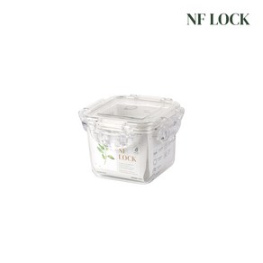 NF LOCK 엔에프락 정사각 트라이탄 밀폐용기 정사각2호 460ml, 1개