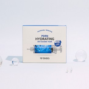 BNBG 비앤비지 스킨부스터 PDRN 하이드레이팅 물광 보습 속광 속건조 마스크팩 30ml, 10개, 1개입