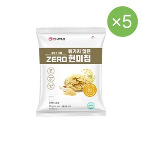 안국약품 튀기지 않은 ZERO 현미칩, 20개, 30g