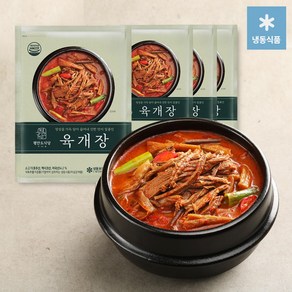 평안도식당 육개장, 630g x 4팩, 4개, 630g