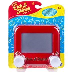 미국 아마존 정품 Etch A Sketch 미니(12.7 12.7cm(5 5인치)) - 및 포켓 여행 장난감 스타킹 스터퍼 휴일 생일 선물 배터리 또는 Wi-Fi 필요 없음 클