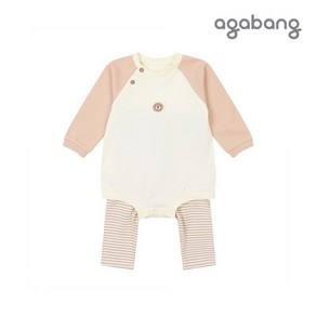 아가방 빌리바디수트세트 모자 BEIGE 01P71751621