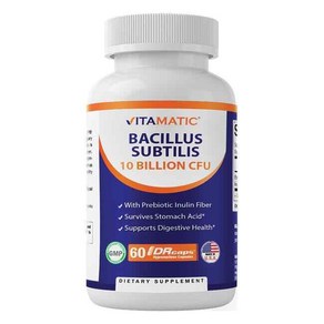 Vitamatic 비타민 Bacillus Subtilis 100억 Cfu 60캡, 1개