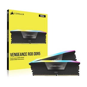 [CORSAIR] DDR5 PC5-48000 CL30 VENGEANCE RGB [32GB (16GB*2)] (6000), 2개