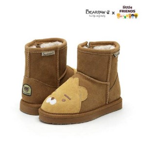 베어파우 X 리틀프렌즈 K619002 - 카카오 키즈 양털어그부츠 DEMI KIDS HICKORY BEARPAW 143335, HICKORY/180, 없음