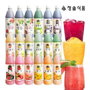 청솔 과일원액 음료베이스 835ml 에이드 스무디, 1개