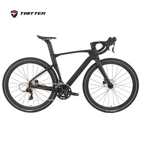 트위터 그래블자전거 GRAVEL V3 PRO RS24단 풀카본 카본일체형핸들바 85%박스배송, 1개, 54cm, 블랙