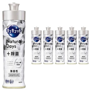큐큣토 내추럴 데이즈 + 주방세제, 220ml, 6개