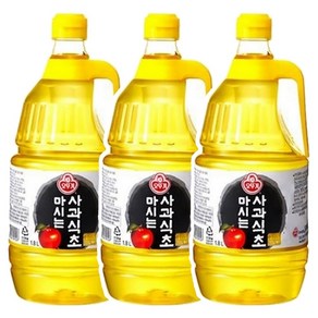 오뚜기 마시는 사과초 1.8L, 3개