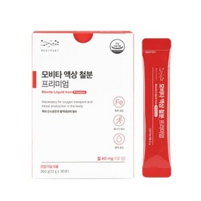 모비타 액상 철분 프리미엄 (12g x 30포) 360g, 1개