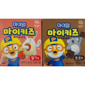 마이밀 마이키즈 딸기맛 12개 + 초코맛 12개 총 24개입, 1세트, 150ml