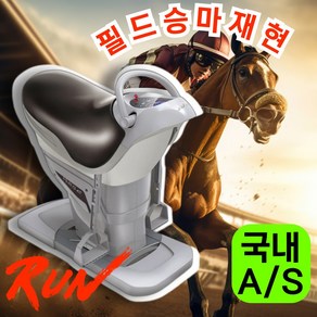 스윙라이더 필드승마재현 LED대형스크린 케켈 승마 운동기구 힙업 실내 말타기 기구, 블랙 (4단계조절)