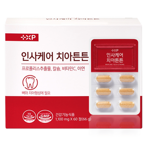 이가 탄탄 인사케어 치잇튼튼 몸 에 좋은 칼슘 영양제, 1박스, 60정