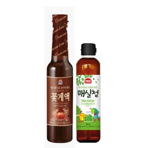 사조 꽃게액젓+매실청, 1세트, 1.2L