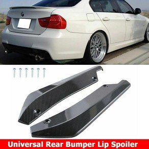 리어 범퍼 디퓨저 스플리터 카나드 자동차 액세서리 BMW E90 E92 E93 F20 F21 F30 F31 F32 F33 F34 F15 F01 F02 G30, 2)Black, 2)Black