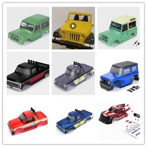 1/24 RC MINIZ MINIQ AWD 차체 쉘 카리스마 GT24 크롤러 오프로드 트럭 교쇼 ROCHOBY FMS 타미야 TRX4M SCX24 FMS FCX24 용, 11)wangle body, 1개