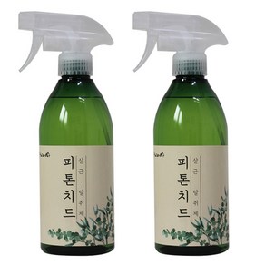 피톤치드 살균 탈취제 500ml 편백수 편백오일 무독성 다목적 항균 배변 탈취제, 2개