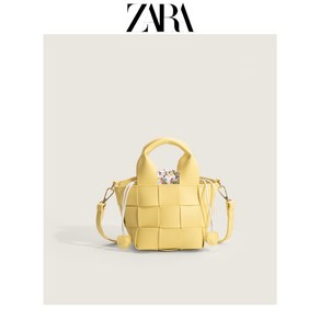 ZARA 핸드백 여성용 가방 2022 숄더 메신저 틈새 화이트 베이지 백 미니