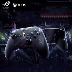 ROG RaiKii PRO 무선 게이밍 컨트롤러 게임패드/XBOX 인증/2인치 OLED 스크린/3가지 연결모드/15-32h 항속시간 매크로 프로그래밍 사용자 정의 4백 키 포함, 1개