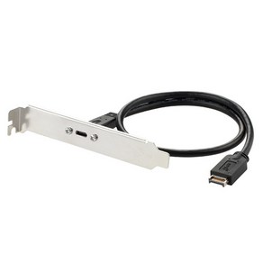 USB 3.1 to Type C 전면 패널 헤더 USB3.1 PC 전면 패널 확장 케이블 50cm, 1개