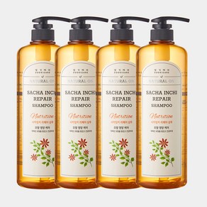 [댕기머리]대용량 허벌 리페어 샴푸 1000ml, 1L, 4개