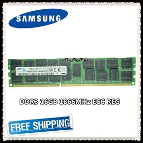 삼성 서버 메모리 DDR3 16GB 32GB 1866MHz ECC REG PC3-14900R Registe DIMM RAM 14900 8G 2RX4 X79, 02 2 x 16GB, 2개