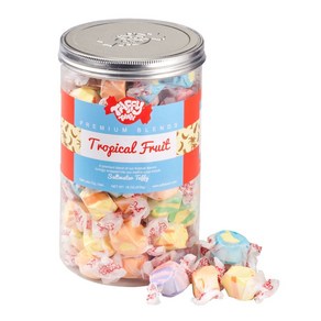 18 oz. Caniste (Topical Fuits) Salt Wate Taffy - Goumet Taffy by Taffy Town, 1개, 510g