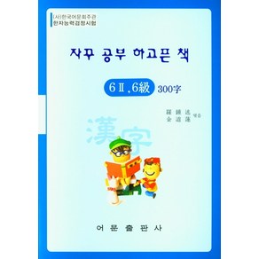 자꾸 공부 하고픈 책한자능력검정시험 6-2급 6급 300자:한국능력검정시험