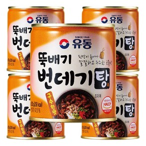 유동 뚝배기 번데기탕 구수한맛 280g X 5개