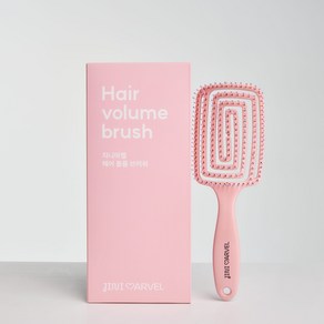 지니마벨 뿌리 볼륨 드라이 엉킴방지 두피 헤어브러쉬, 1개, 핑크