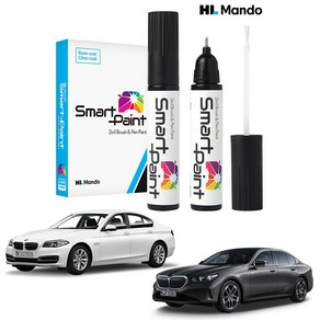 HL만도 붓펜 카페인트 클리어포함 2개1세트 BMW, 5시리즈 F10 10~16 스페이스그레이 A52