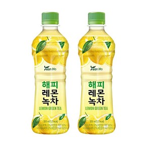 연호음료 해피 레몬녹차 350ml x 40페트, 40개