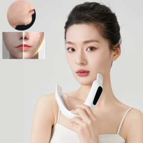 ERANSTAR V-line 무선 LED 얼굴 마사지기 [이중턱 턱살관리/윤곽 브이라인/갈바닉 얼굴 붓기], K328