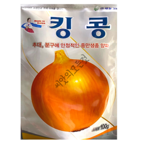 중만생종 양파씨앗 킹콩양파씨 국산양파종자 100g 1홉 150평용, 1개