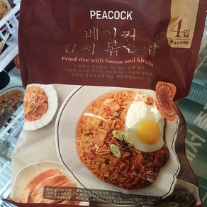 피코크 베이컨 김치볶음밥, 아이스팩 포장, 4개, 210g