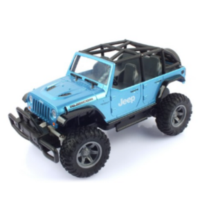 헥사 레프리카 2.4GHz 1/24 2WD 지프 루비콘 RC HEX990326BL JEEP RUBICON 무선조종, 혼합 색상, 1개