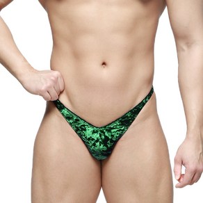 보디빌딩트렁크 [POSINGWEAR] Olympia Cut Posing Trunk Green