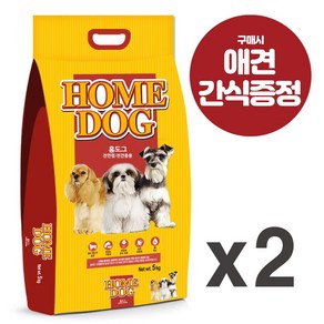 홈도그 전연령 애견사료 5Kg+굿밸런스 퓨어져키 랜덤 증정, 5kg, 2개, 홈도그 전연령 5kg+굿밸런스 퓨어져키 랜덤 증정