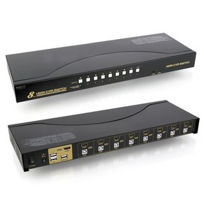 8포트 USB HDMI 4K KVM 스위치