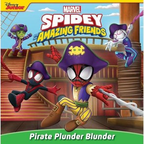 Spidey and His Amazing Friends Pirate Plunder Blunder Disney Junior paperback