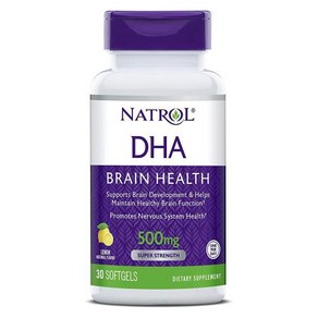 나트롤 오메가 3 DHA 500mg 30캡슐 (1개월분) Natol DHA, 1개, 30정