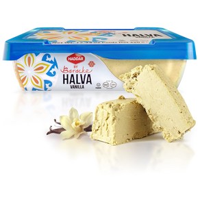 Hadda by Baacke Pemium Quality Vanilla Halva 12 Hadda by Baacke 프리미엄 품질 바닐라 할바 12.34oz  타히니 글, 1개, 349g