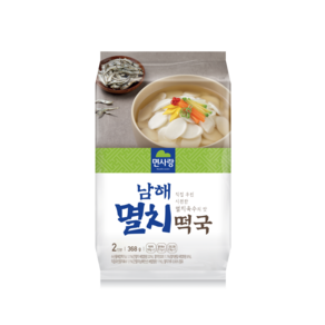 면사랑 남해멸치떡국 2인분, 359.8g, 1개