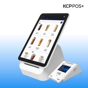 [KCP POS+] 태블릿 일체형 포스 키오스크 올인원 결제 단말기 체리플러스 체리포스, 블랙 / 이미 카드 가맹점은 되어 있어요!, 1개, 체리플러스 + 소형리더기