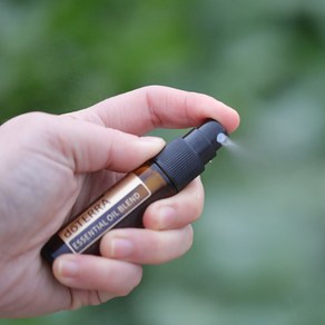 도테라 로고 갈색 10ml 유리 공병 롤온 스프레이 스포이드 공병