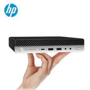 HP 미니PC 데스크탑 컴퓨터 본체 HP EliteDesk 800G3 mini PC [i5 6세대 윈10], RAM 8GB + SSD 256GB