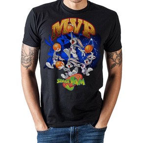 ROCKPANDA MVP Bugs Bunny Space Jam 반팔티